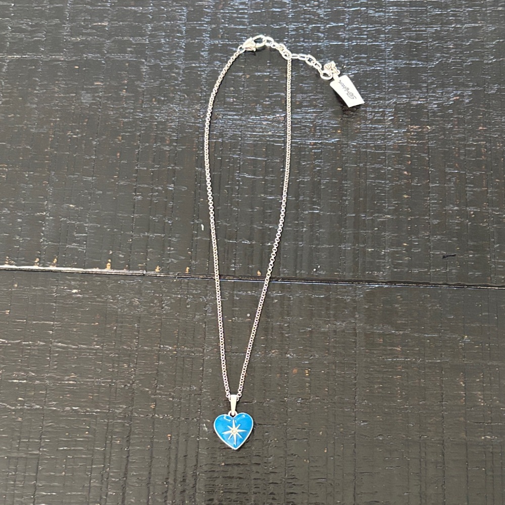 Brighton Blue Heart Pendant Necklace